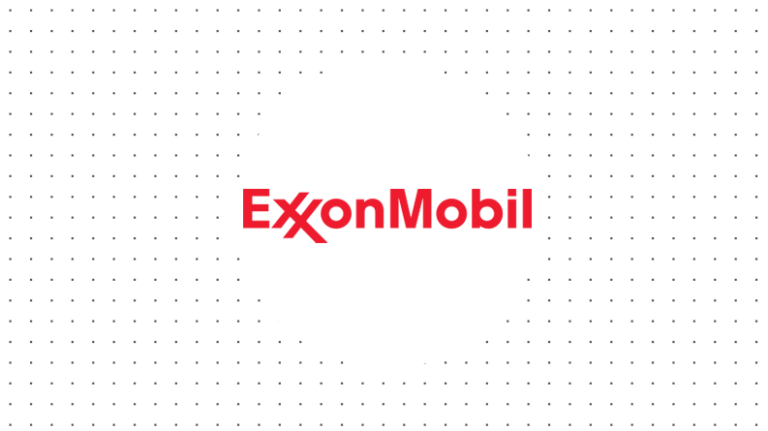 Exxon Mobil logo and corporate headquarters